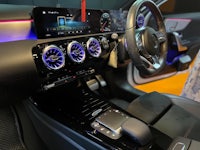 the interior of a mercedes - benz s-class
