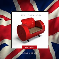 still drum sofa - british flag